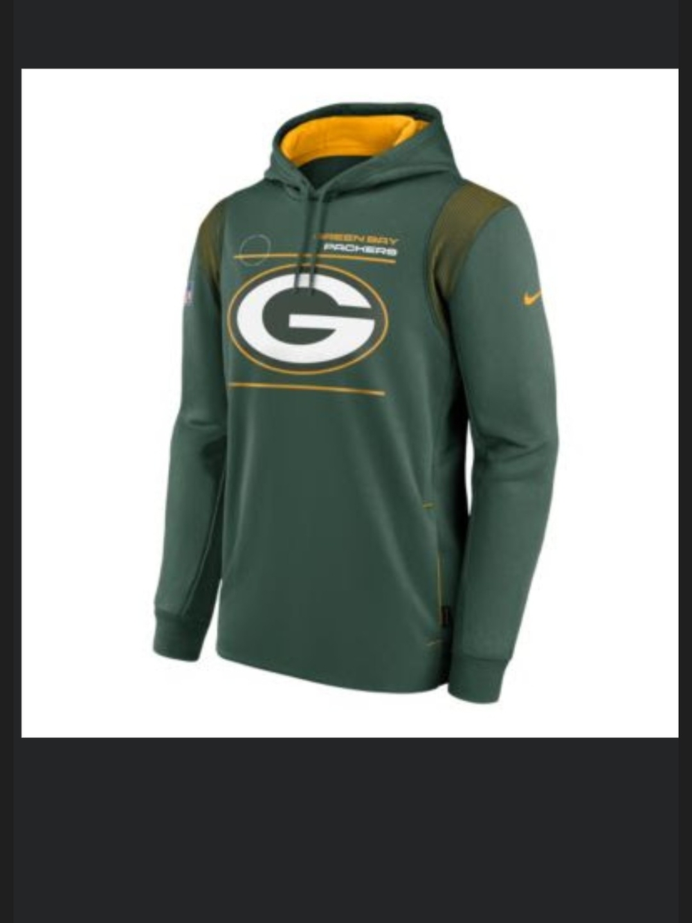 Green Bay Packers Nike Men's Therma Hoodie - Men's Small